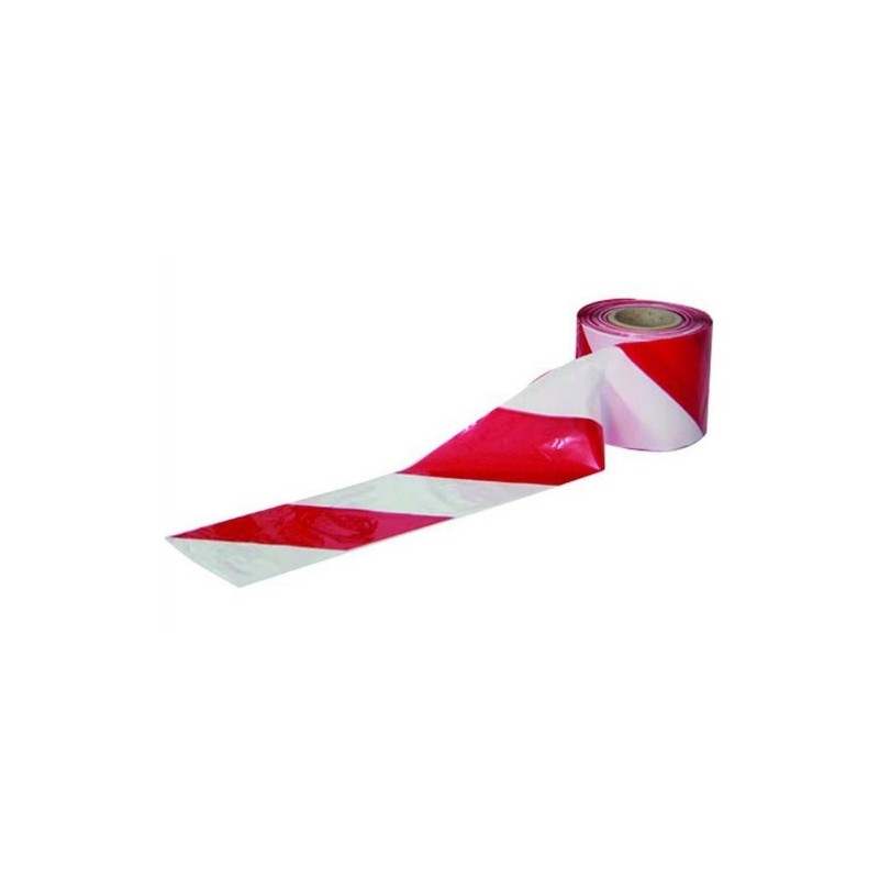 NASTRO SEGNALETICO BIANCO/ROSSO mt.200x70